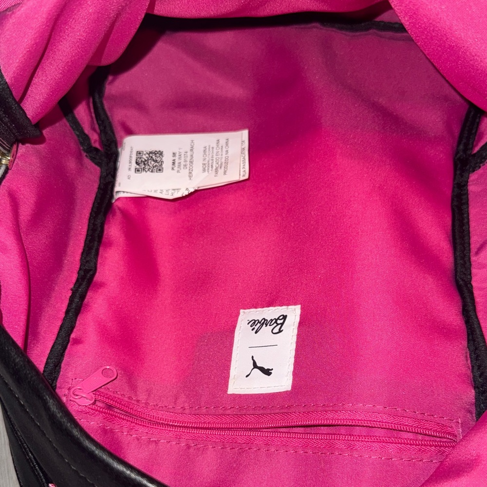 Puma Black and Pink Barbie Backpack - Picture 7 of 9